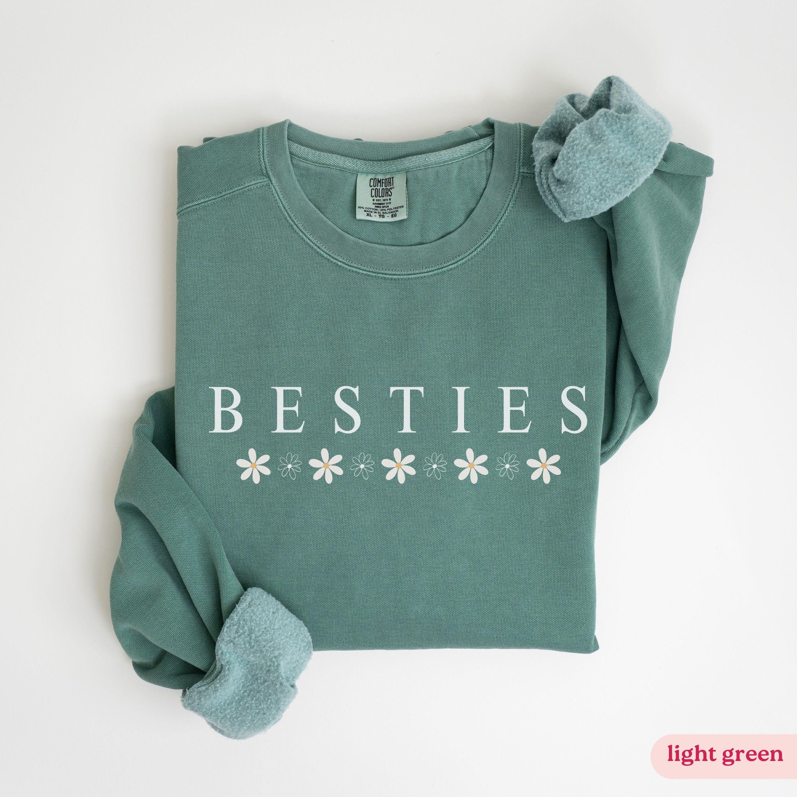 matching best friend sweatshirts for girls weekend trip cute comfort colors crewneck pullover for soul sisters dsc0y