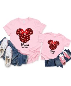 matching disney mom and mini mouse shirt for family fun disney t shirt for mother and daughter matching outfits qpdbc