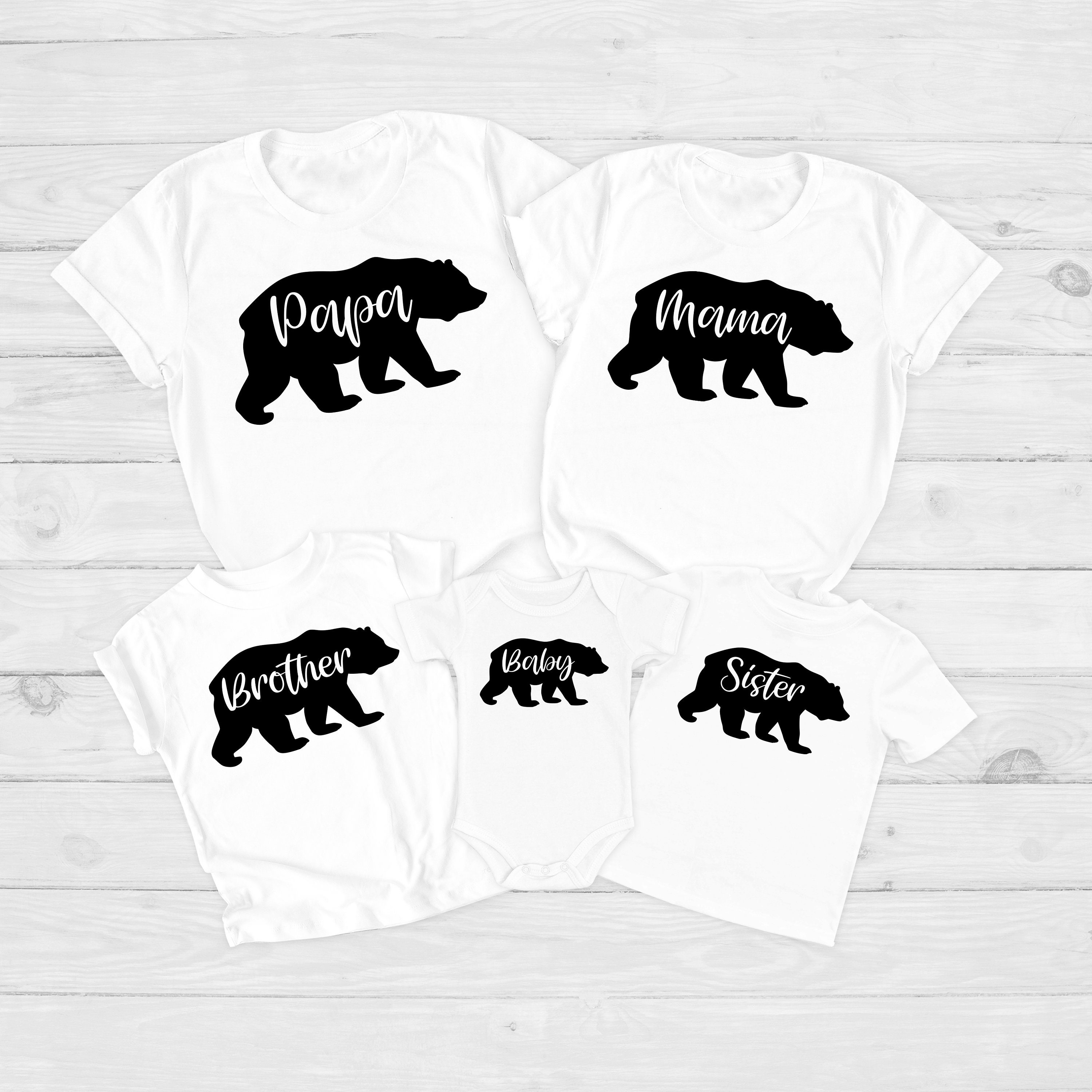 matching family bear shirts for papa bear mama bear baby bear cute family t shirts perfect for family outings bwteu scaled