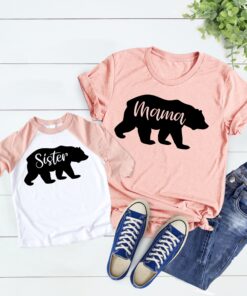 matching family bear shirts for papa bear mama bear baby bear cute family t shirts perfect for family outings mxyop