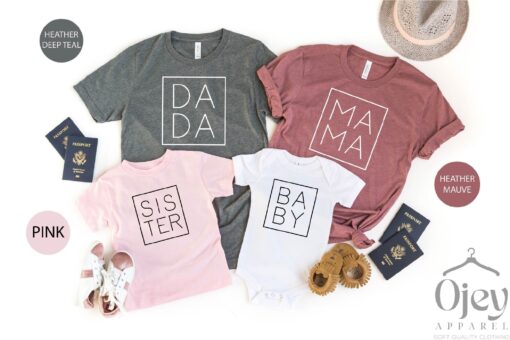 matching family shirts for mom dad and baby unisex t shirts for family reunion dad to be mom to be mothers day gifts