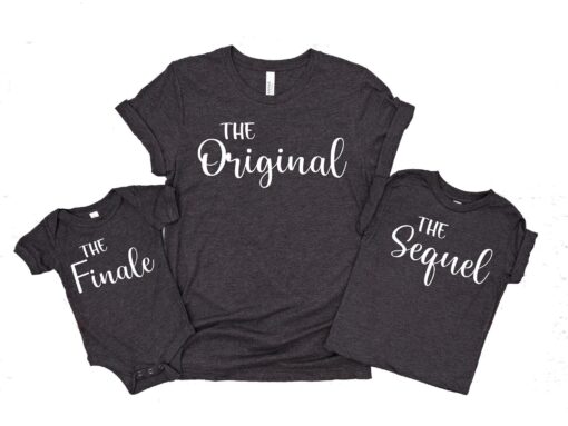 matching family t shirts the original sequel finale cute family clothing set new baby shirt unique family gift 6find