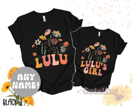 matching grandma and granddaughter wildflower t shirt grammy and me shirts for family bonding nctkk