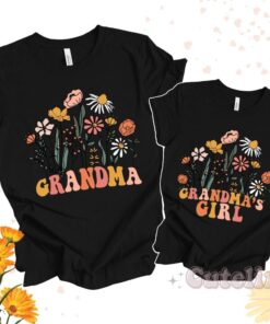 matching grandma and granddaughter wildflower t shirt grammy and me shirts for special moments together axmzl