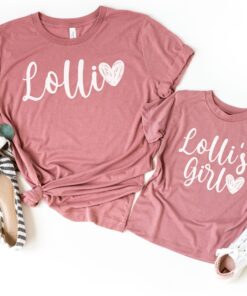 matching grandma and me shirts lollis girl and boy tee mothers day gifts for new grandma grandmother t shirt gigi shirt gekp4