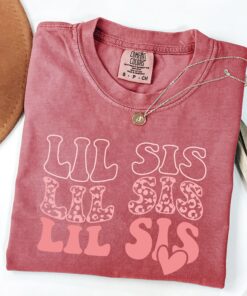 matching little sister and big sis shirts cute sibling tees for baby announcement perfect for sisters vhlbu