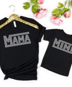 matching mama and mini checkered shirts for mom and daughter mother daughter shirts for mothers day outfits a3wmf