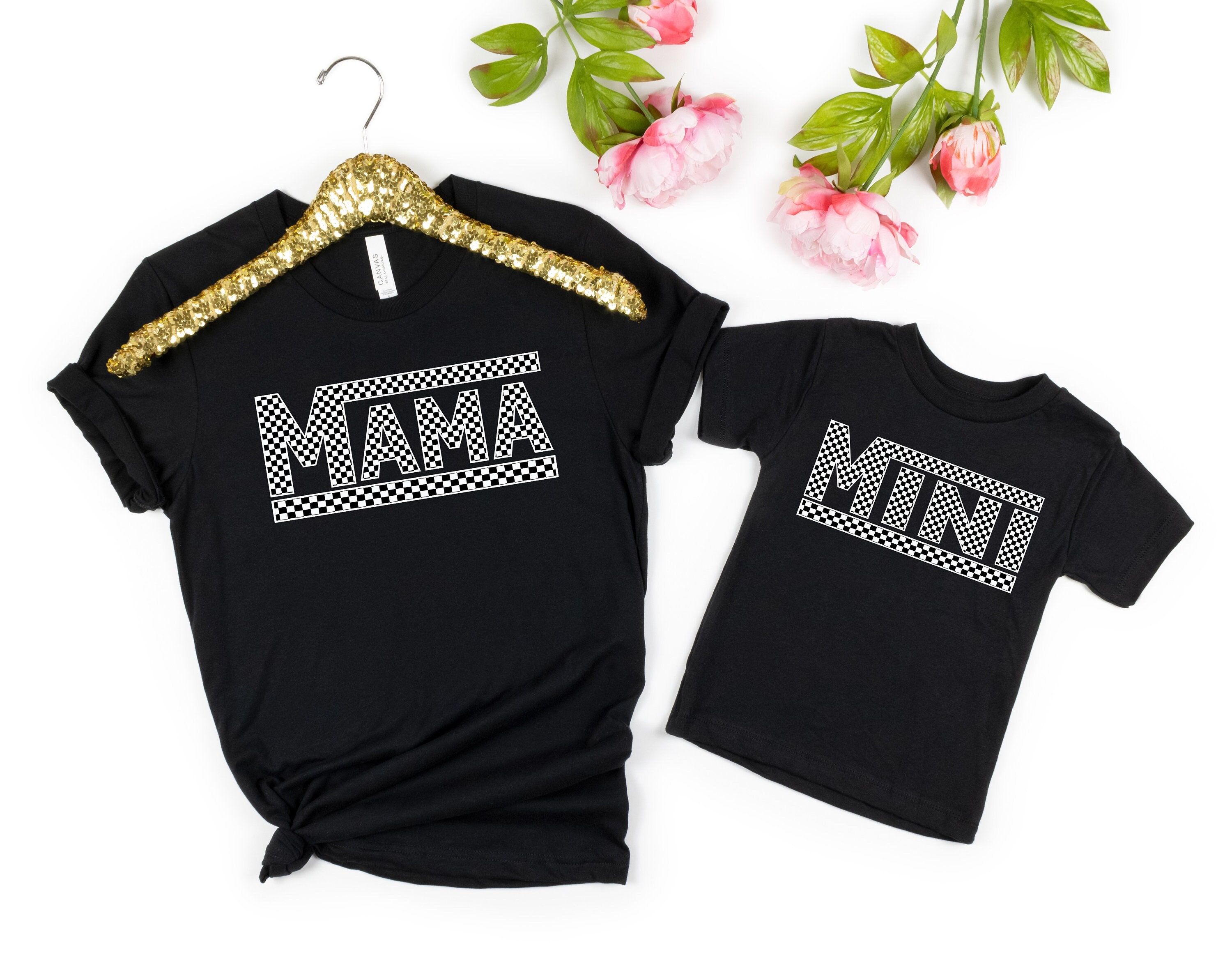 matching mama and mini checkered shirts for mom and daughter mother daughter shirts for mothers day outfits a3wmf scaled