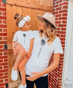 matching mama and mini floral outfit set for mothers day cute mom life shirt and baby bodysuit matching shirts crfzf