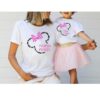Matching Mama and Mini Mouse Shirt Disney Mom and Daughter Tee Cute Family T-Shirt for Disney Lovers