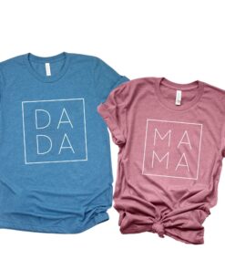 matching mama dada shirts for family outfits mom life and dad life t shirts unique mom gifts and dad gifts for mothers day jkouv