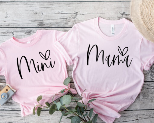 matching mama mini set for mother daughter shirts baby and mama shirt new mom gift idea cute mommy and me outfits otcbn
