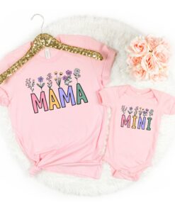 matching mama mini shirt for mother and daughter outfits cute new mom shirt mommy and me t shirt set v0bmj