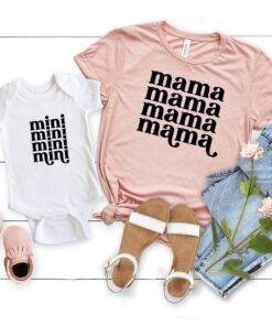 matching mama mini shirt for mothers day family shirts mommy and me matching outfits unique mothers day gift shirt jtwlc scaled