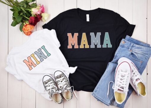 matching mom and daughter shirts mommy and me outfits for mothers day cute mama and mini t shirts family matching apparel mcwjl