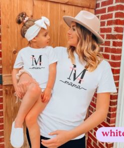 matching mom and daughter shirts mommy and me outfits pink bow t shirt cute gift for new moms baby shower idea t4raj