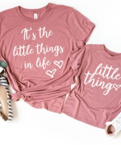 matching mom and me shirts for mother daughter or son outfits cute little things in life shirt unique new mom gifts kr57w