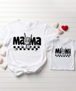 matching mom and mini checkered shirts for mothers day gift cute mom t shirt new mom gift set jkxxe