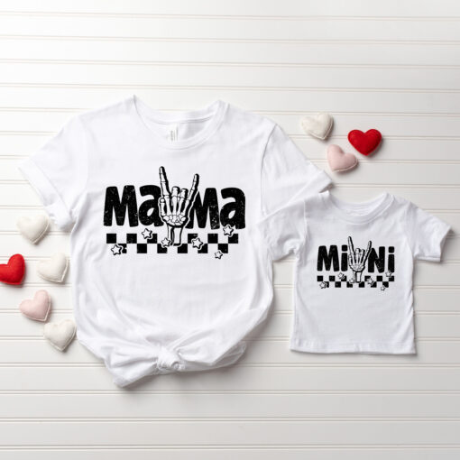 matching mom and mini checkered shirts for mothers day gift cute mom t shirt new mom gift set jkxxe scaled