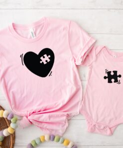 matching mothers day shirts for mom and mini me puzzle design cute mom and baby t shirts unique gifts for mothers day vd98c