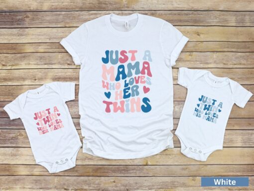 matching twin mama and twin boy girl shirts for mothers day unique gifts for moms of twins first mothers day shirts