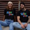 matching twin shirts for adults cute birthday gift for twin sisters and brothers wild and mild design lfccp