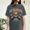 metal mama graphic tee for women trendy punk rock mom shirt for concerts and death metal fans idjsk