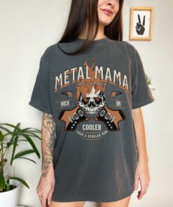 metal mama graphic tee for women trendy punk rock mom shirt for concerts and death metal fans idjsk