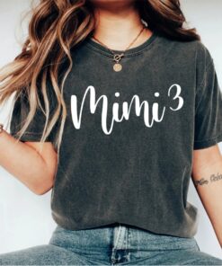 mimi of 3 shirt for grandma pregnancy announcement funny grandma life shirt mothers day gift czrno