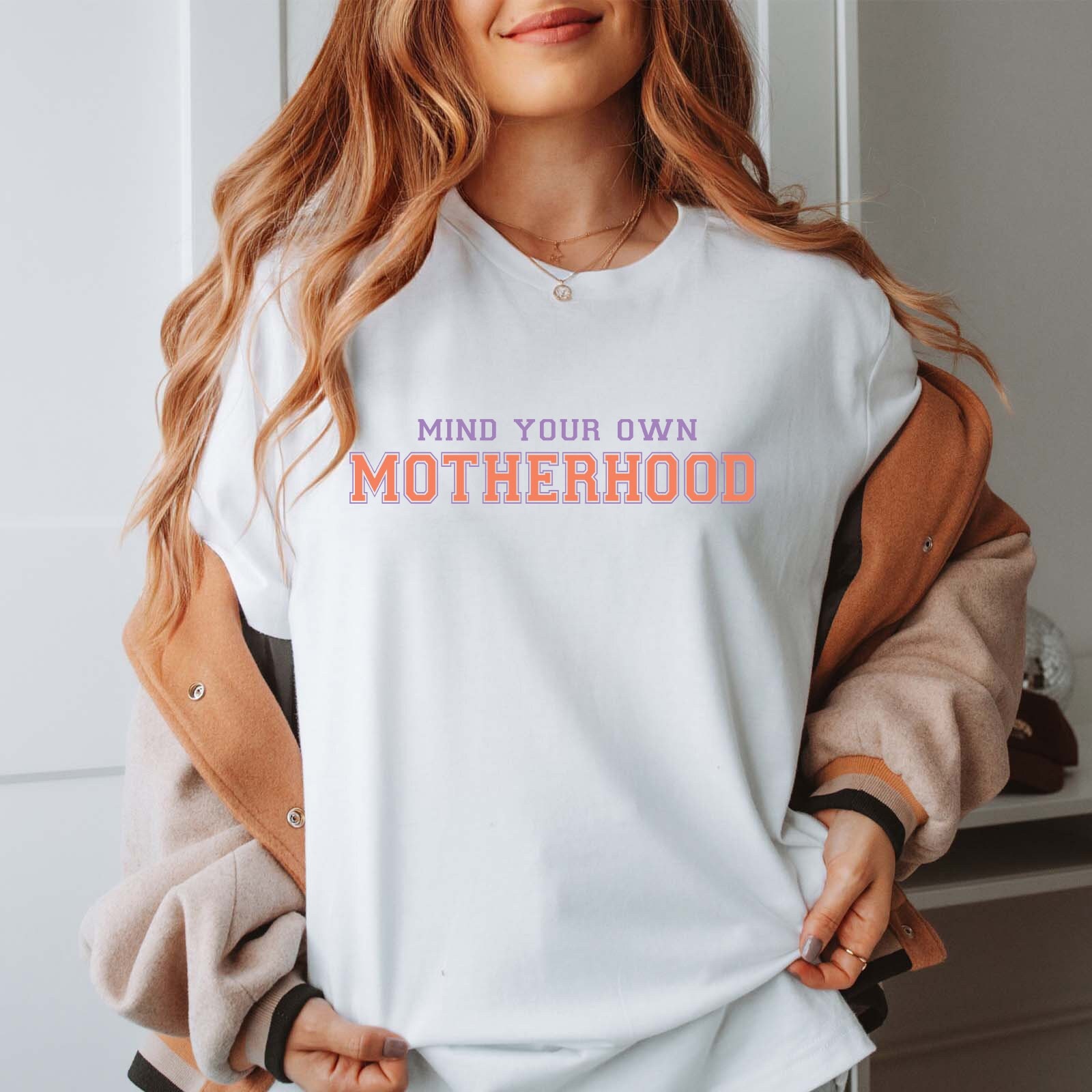 mind your own motherhood shirt cute mom t shirt retro mama gift funny mothers day shirt unique gifts for moms gbzmh