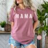 Minimalist Mama Shirt for Moms and Moms to Be Cute Mothers Day Shirt Birthday Gift for Mom Womens Clothing