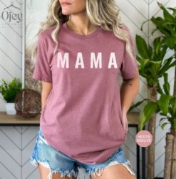minimalist mama shirt for moms and moms to be cute mothers day shirt birthday gift for mom womens clothing vjvwl