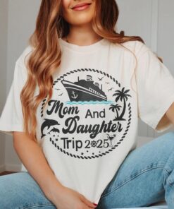 mom and daughter travel shirt for family trips 2025 cute summer tee personalized mothers day gift kqsjc