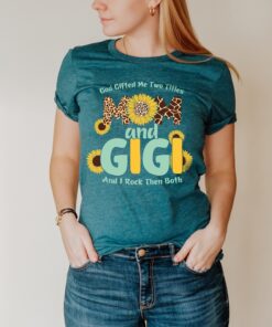 mom and gigi sunflower shirt for women mom life floral tee mothers day gift for plant lovers ieb2s