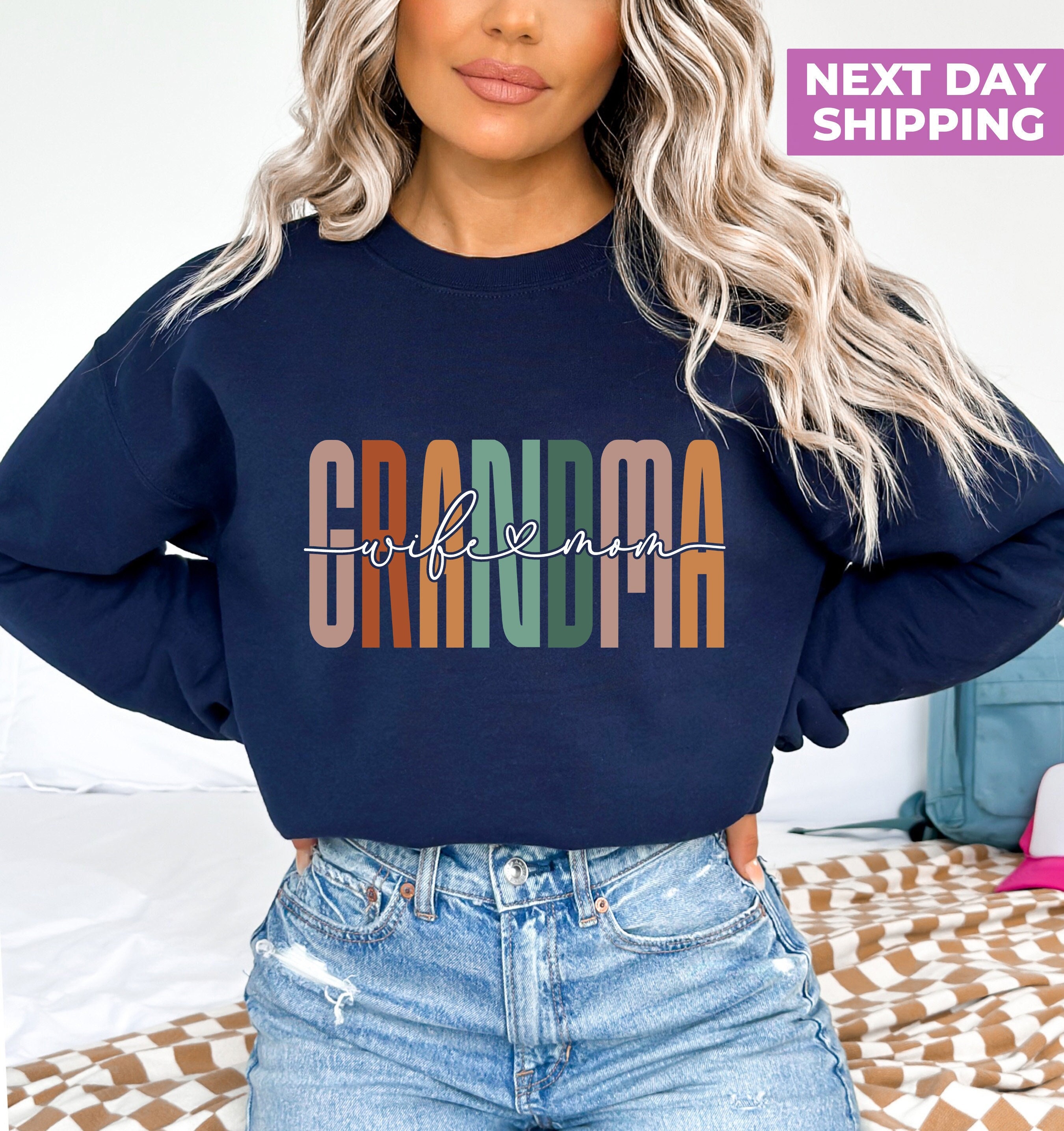 mom and grandma sweatshirt for pregnancy announcement funny mothers day shirt gift for grandmas ru6yj scaled