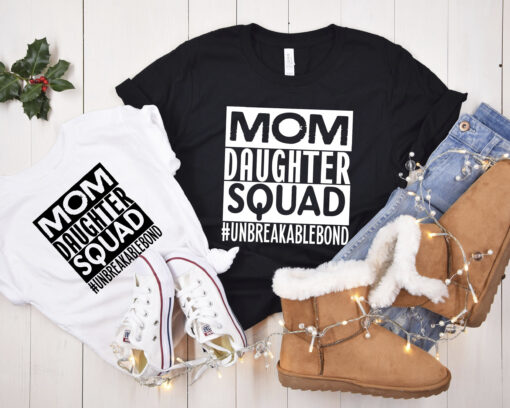 mom and me matching shirts for mother daughter bond birthday gift cute girls t shirts family squad apparel cvuvb