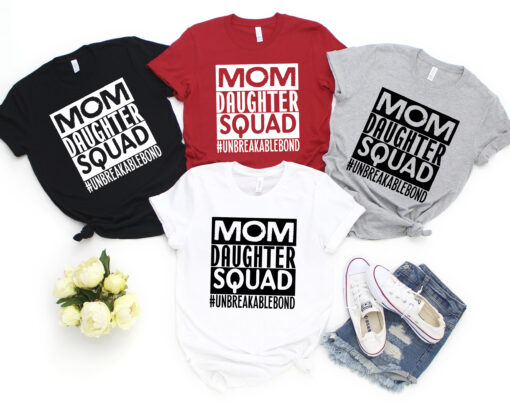 mom and me matching shirts for mother daughter bond birthday gift cute girls t shirts family squad apparel ilbbv
