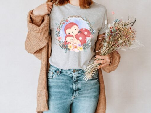mom and me matching shirts for mothers day family gift cute flower mom shirt unique mom life t shirt ow34v scaled