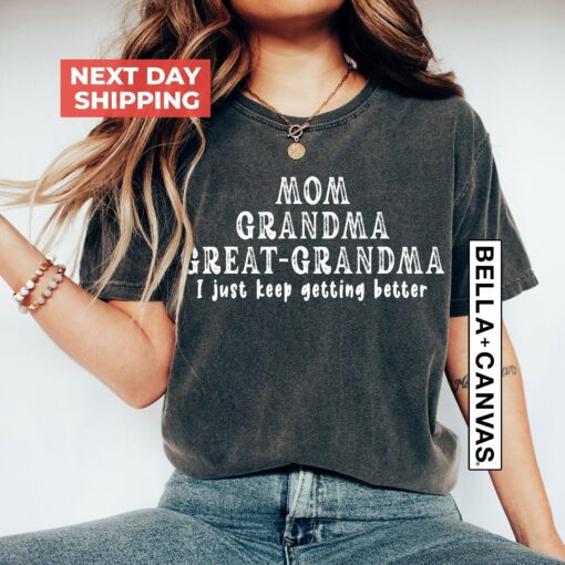 mom grandma great grandma shirt for mothers day birthday gift best mom ever shirt unique gifts for new grandmother zqzuz