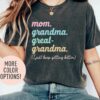 mom grandma great grandma shirt for pregnancy announcement mothers day gifts best mom ever t shirt for family celebrations g7gjj