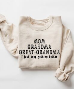 mom grandma great grandma sweatshirt funny pregnancy announcement shirt best mothers day gift for grandmas 54aef