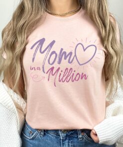 mom in a million shirt funny mom life tee cute t shirt for mothers day gifts personalized mom gifts and mom to be shirts tpdwu