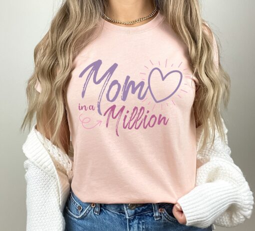 mom in a million shirt funny mom life tee cute t shirt for mothers day gifts personalized mom gifts and mom to be shirts tpdwu