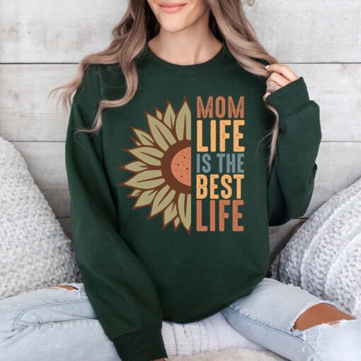 mom life is the best life sweatshirt cute mom shirt for mothers day best mom ever gift for new moms lu9us