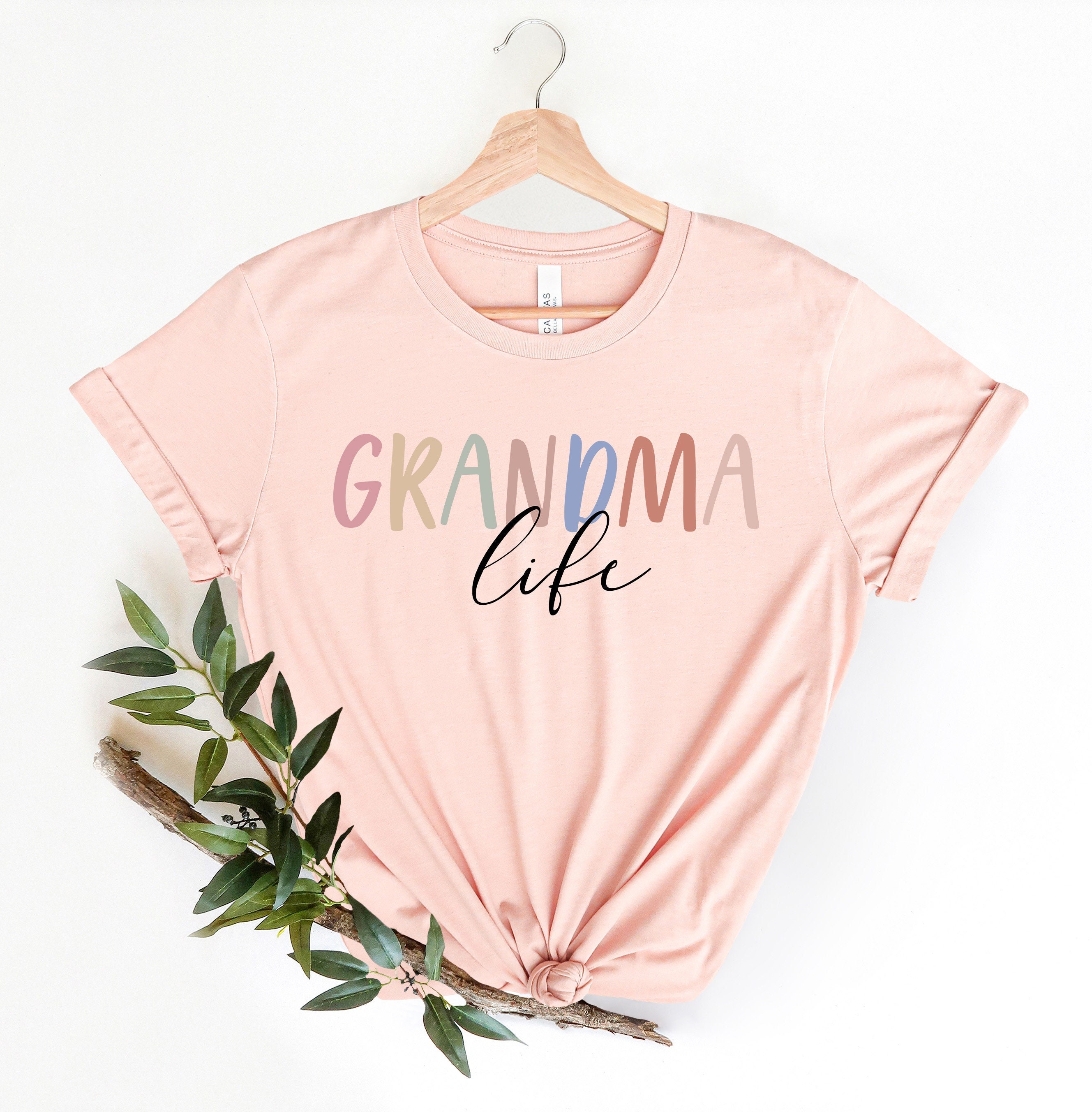 mom life shirt blessed mama grandma shirt colorful nana tee for mothers day gift unique mom and grandma apparel dlico scaled