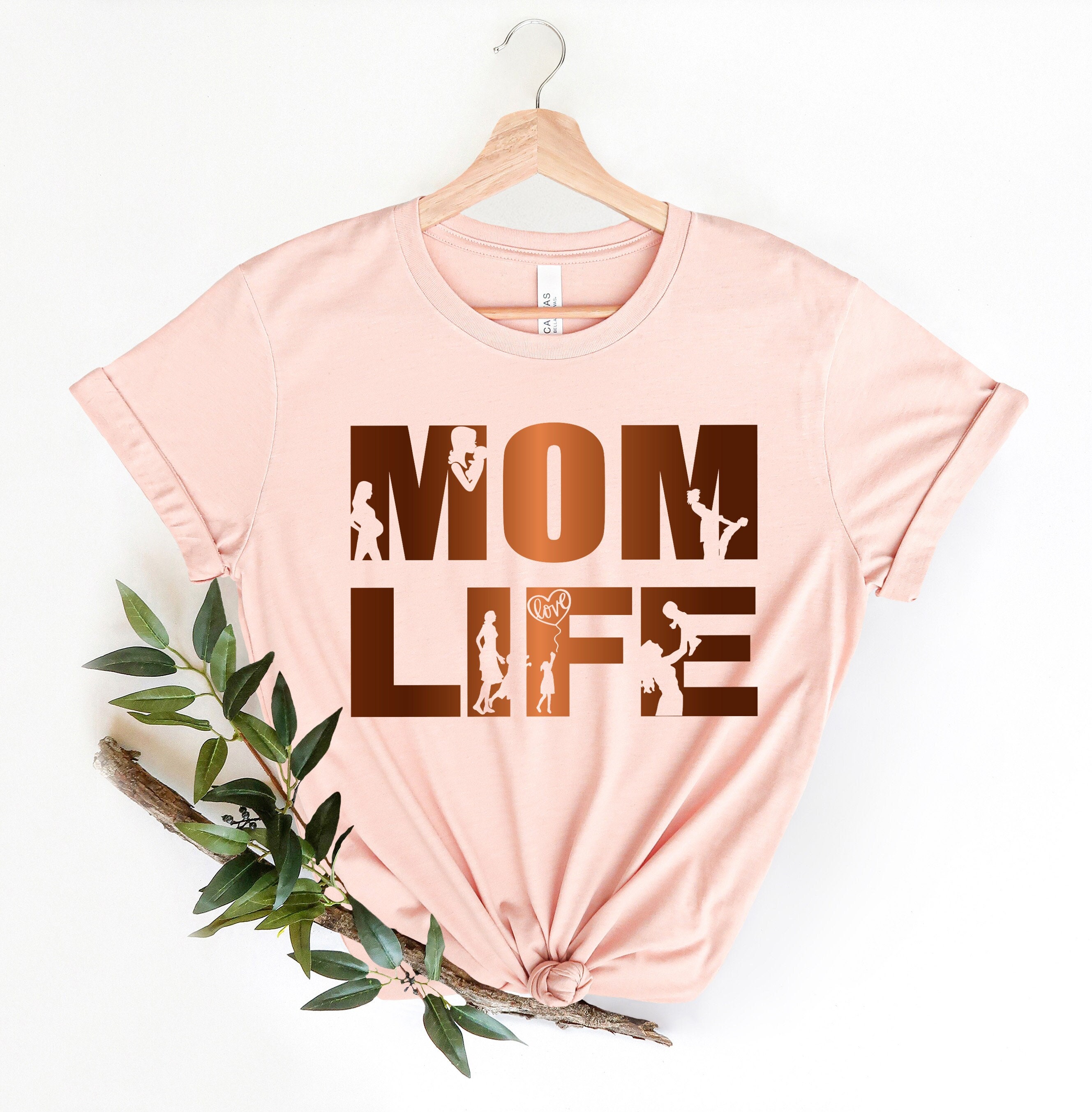 mom life shirt for dancing moms pregnant moms and new moms personalized mothers day shirts for stepmoms and moms ozzho scaled