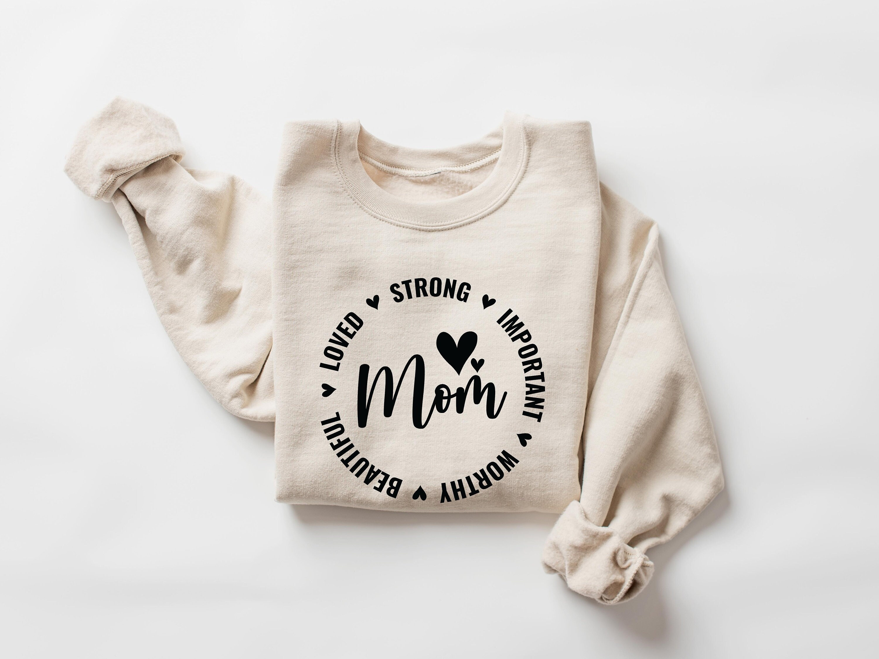 mom life sweatshirt with positive affirmation quotes for strong women ideal for mothers day gifts hrgou scaled