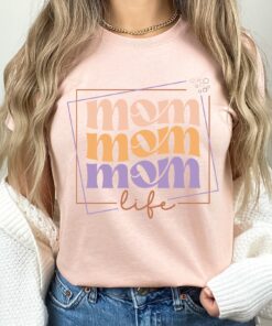 mom life t shirt best mom ever shirt cute mama tee mothers day gift funny mom shirt for mom to be and wife 5r2e2