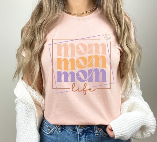 mom life t shirt best mom ever shirt cute mama tee mothers day gift funny mom shirt for mom to be and wife 5r2e2