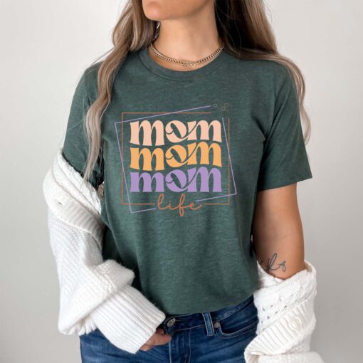 mom life t shirt best mom ever shirt cute mama tee mothers day gift funny mom shirt for mom to be and wife l50p6